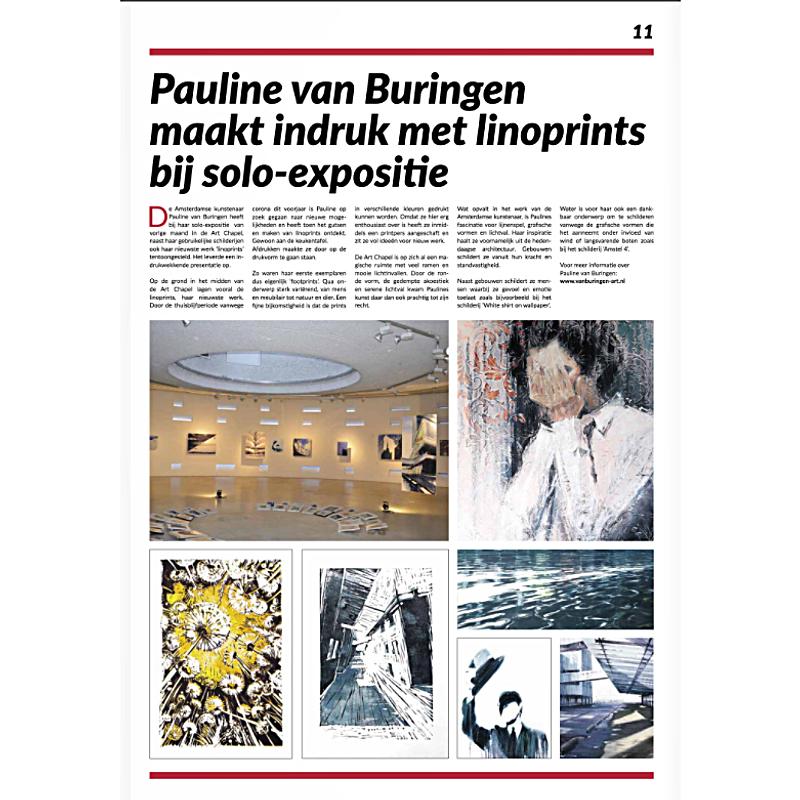 Hele pagina in krant ZUID