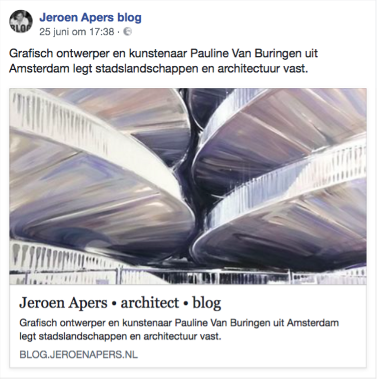 Schilderijen op kunstblog van architect Jeroen Apers  