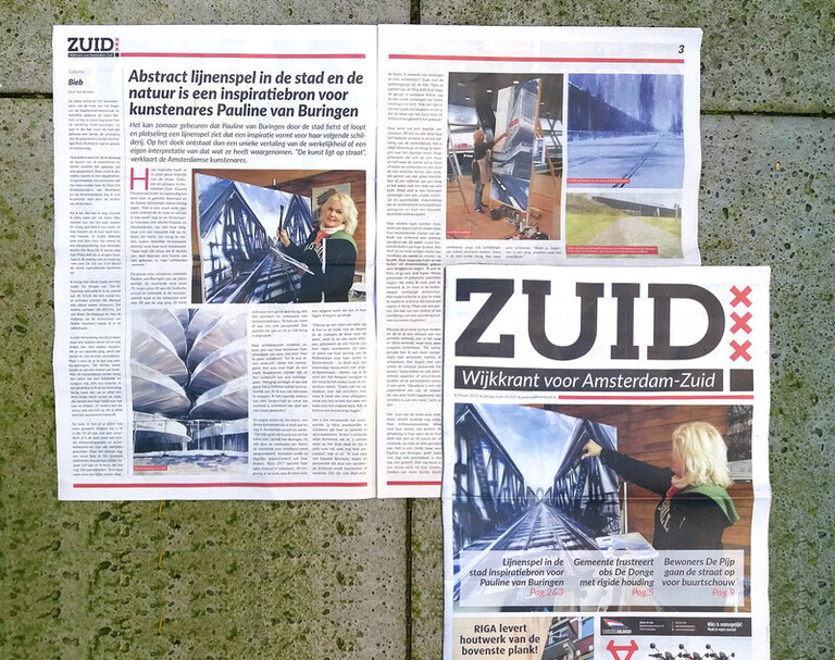 Krant ZUID cover en interview