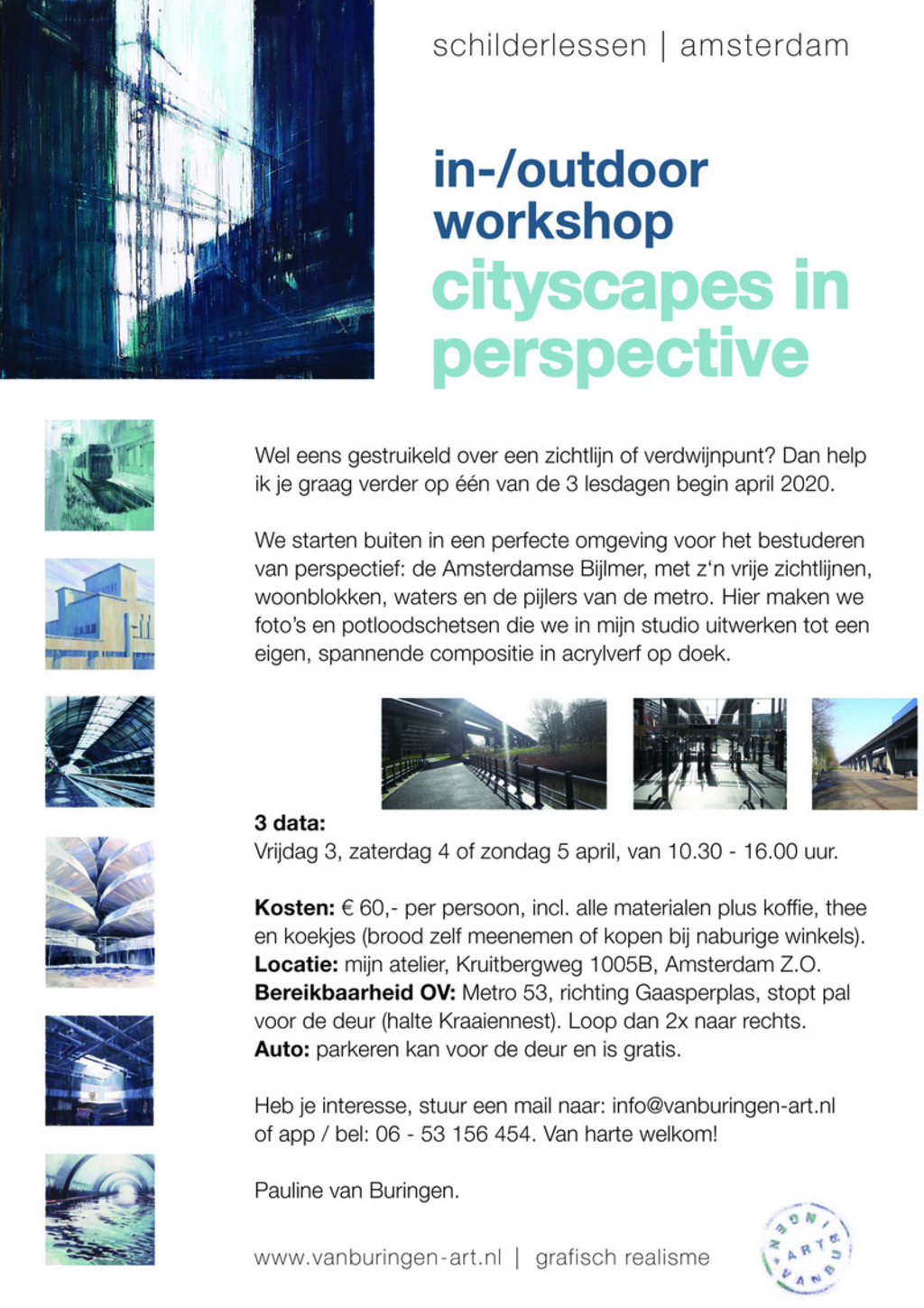 WORKSHOP 'CITYSCAPES & PERSPECTIEF' 