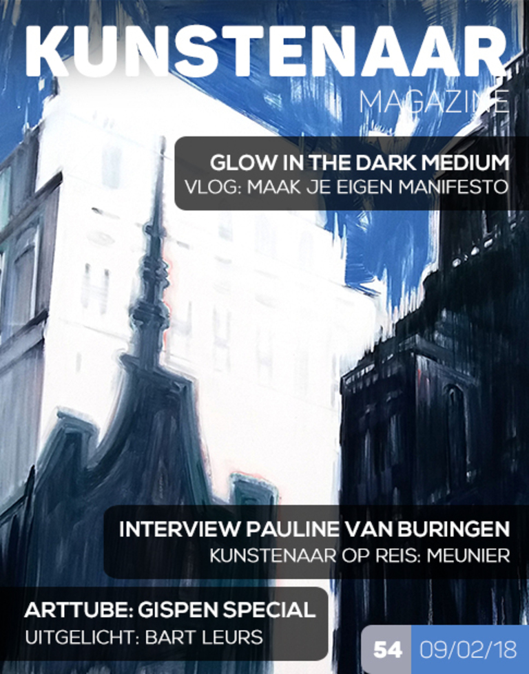Interview en cover 'Kunstenaar Magazine'
