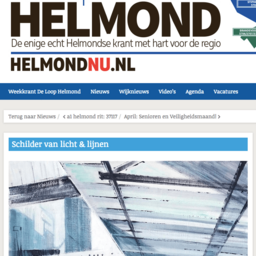 Publicatie op 'Helmond.nu' over gastkunstenaarschap